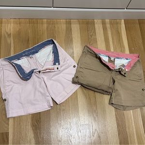 Banana Republic chino roll up shorts size 4